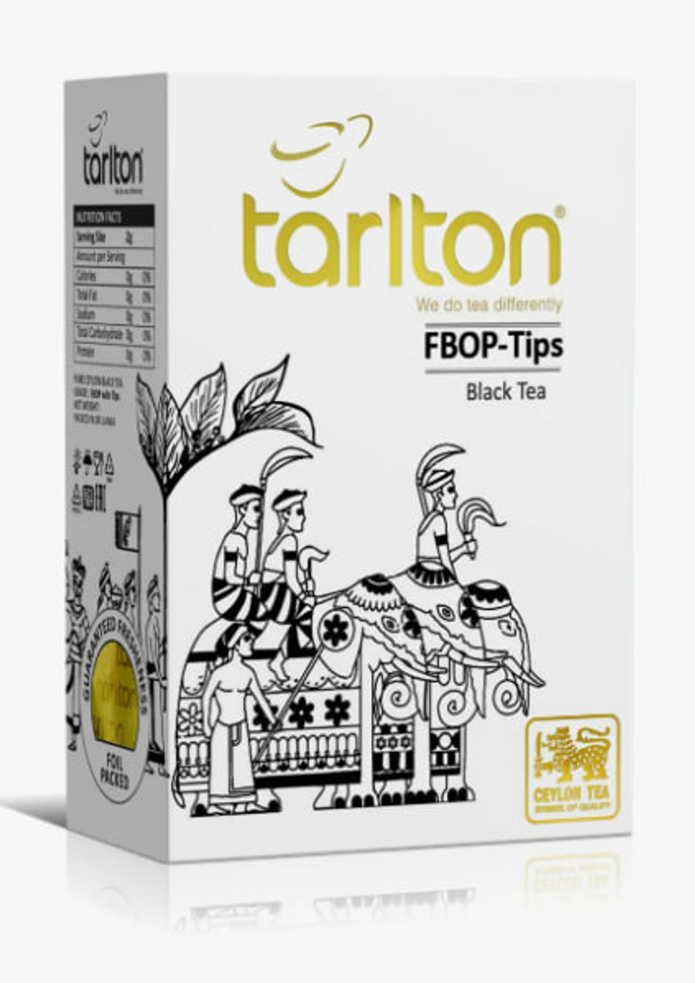 Чай Тарлтон  ЧЕРНЫЙ FBOP типсы 250г