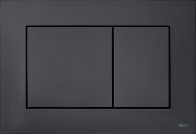 Панель смыва TECEnow для системы двойного смыва, цвет черный матовый