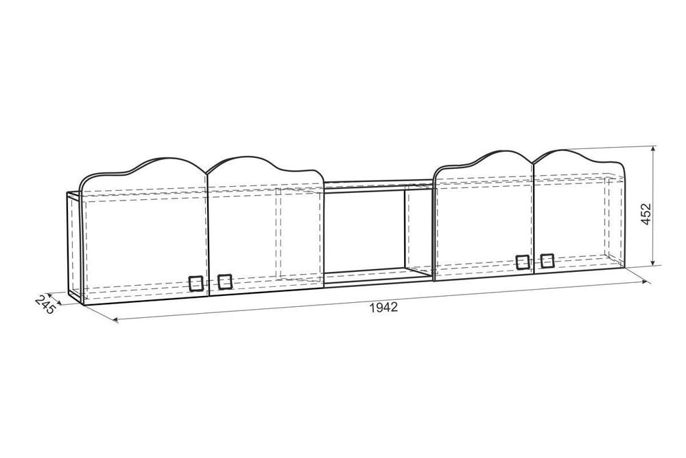Детская «Амели» (дуб млечный), ЛДСП, Мебельсон