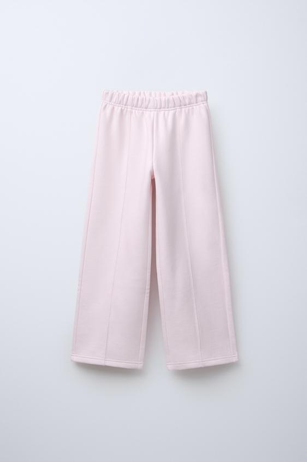 ZARA КОМПЛЕКТ ИЗ ХУДИ И БРЮК WIDE LEG, ЦВЕТ РОЗОВОГО ДЕРЕВА