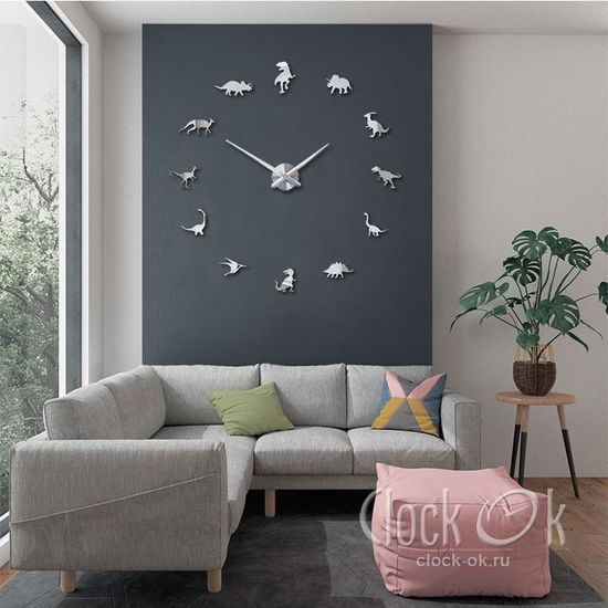 Настенные 3D часы Dino