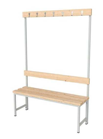 Скамейка-вешалка СКВ-1-800, 800х350х1700 мм