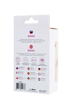 Розовая анальная втулка Bong - 12,5 см. (Цвет: розовый)