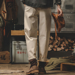 Винтажные минималистские брюки для мужчин Американский стиль весна и осень