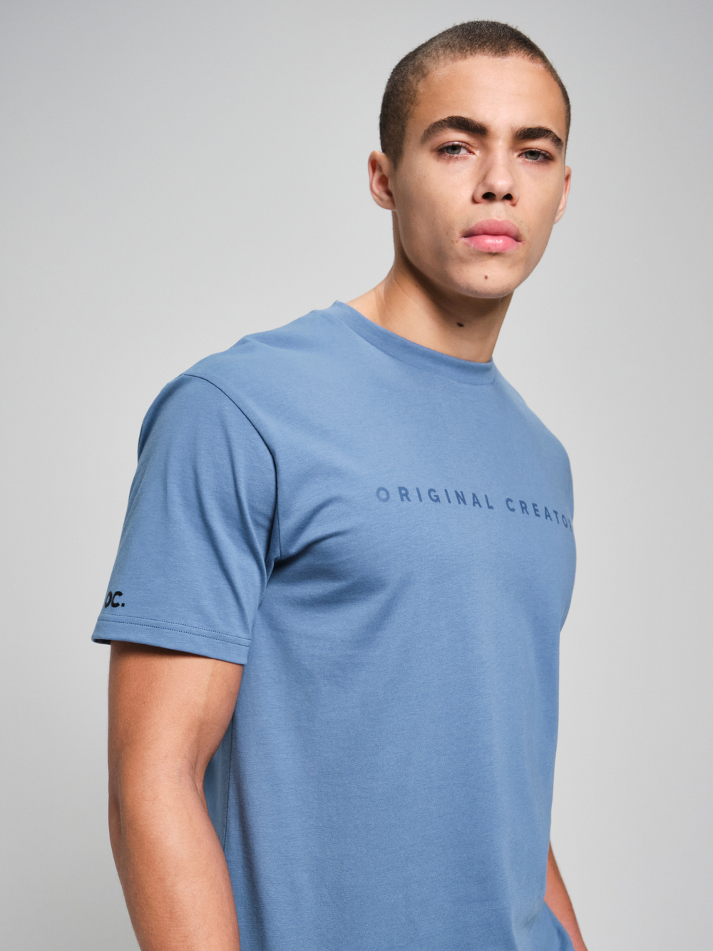 Футболка мужская ORIGINAL CREATOR OC. T-SHIRT, Светло-синий