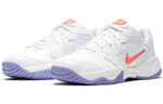 Nike Court Lite 2 all-match trend low-top tennis shoes women's white orange purple