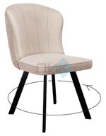 Стул DikLine 219 поворотный опоры чёрные