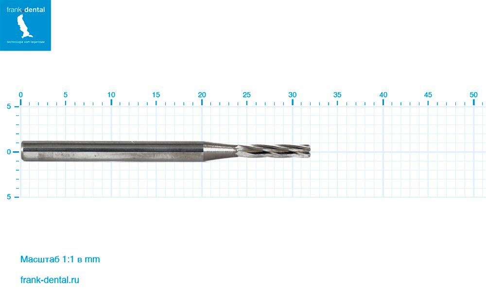 Фреза твердосплавная Frank Dental типа HP - C.21XL.103.015