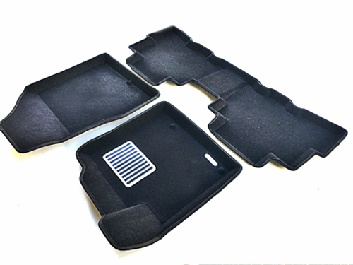 Коврики салона для NISSAN Murano (Z52) (2016-) Euromat 3D Lux черные. Арт. EM3D-003729