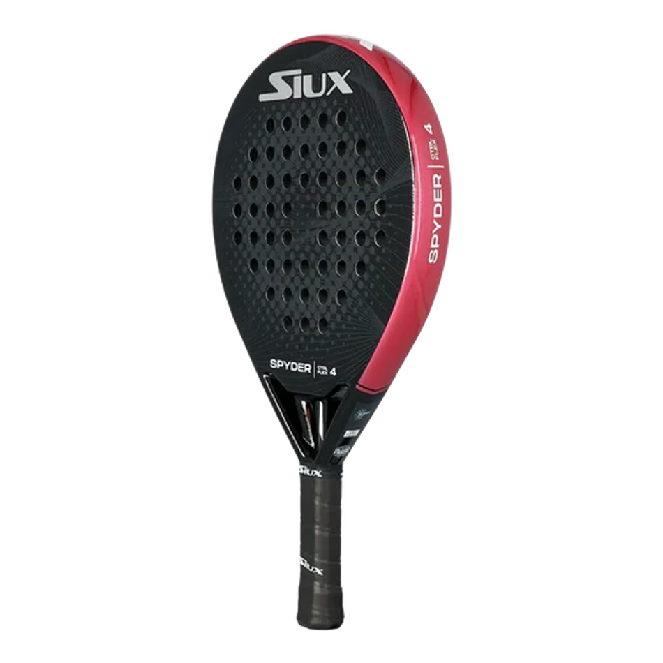 Ракетка для падел Siux Spyder 4 Control Flex черная-красная