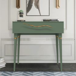 Консоль Арт Колор matte Классик Голд Зеленый нефрит матовый