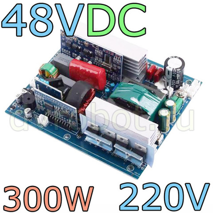 Преобразователь DC-AC /48В-220В/300 Вт