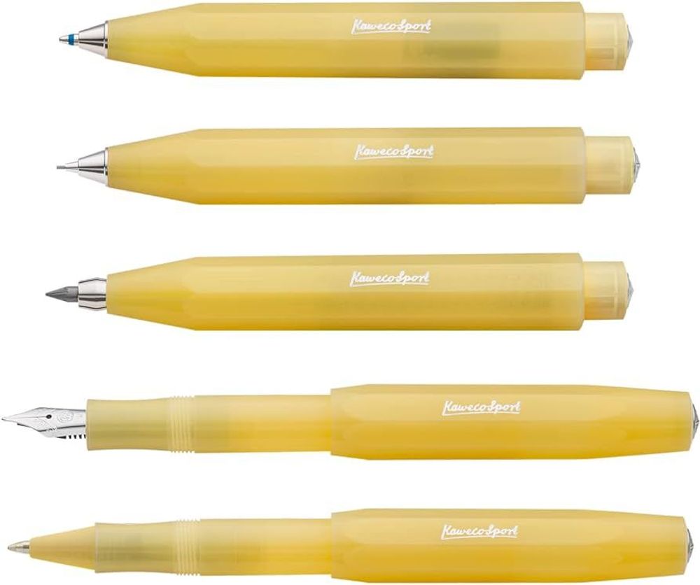 Ручка перьевая KAWECO FROSTED Sport Banana с пером М (10001835) 2
