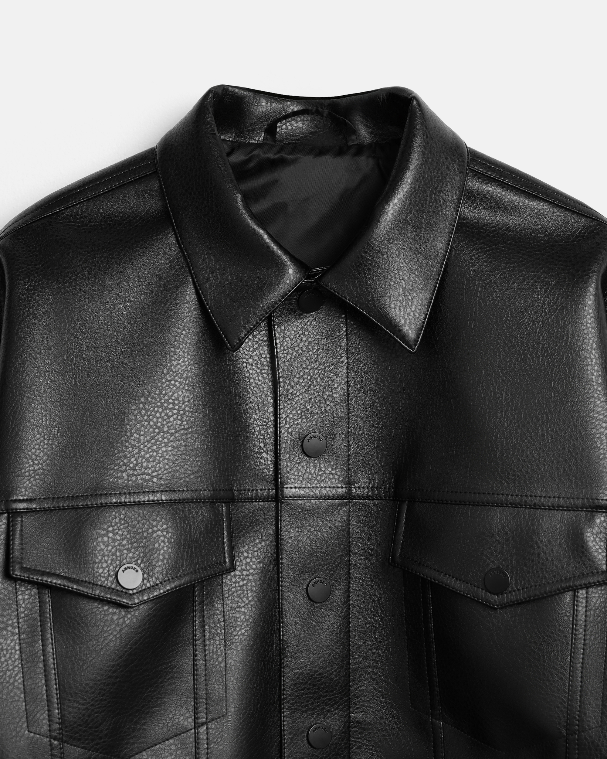 ДЖИНСОВКА ИЗ ЭКОКОЖИ