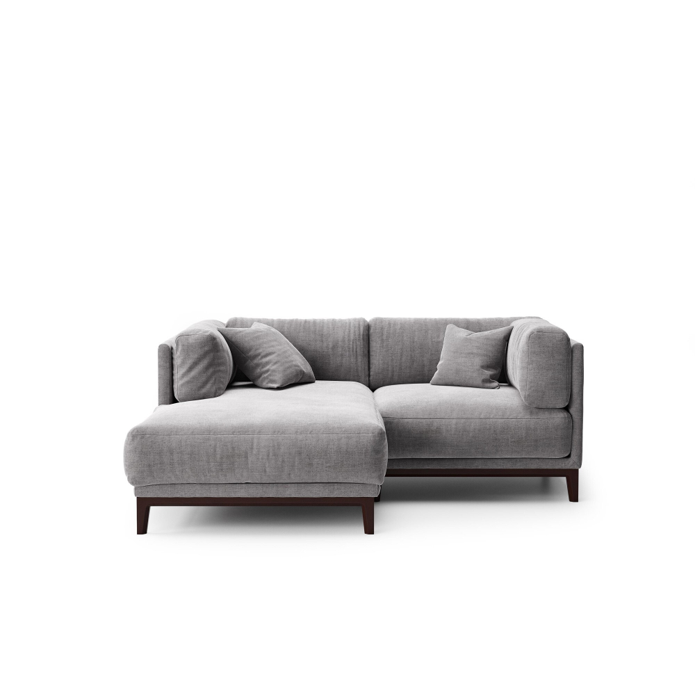 2-х местный нераскладной диван с кушеткой Case 909/904