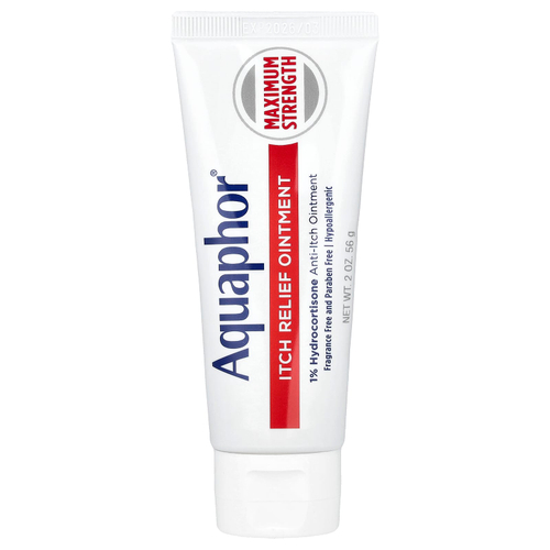 Aquaphor, Мазь для снятия зуда, максимальная эффективность, без отдушек, 56 г (2 унции)