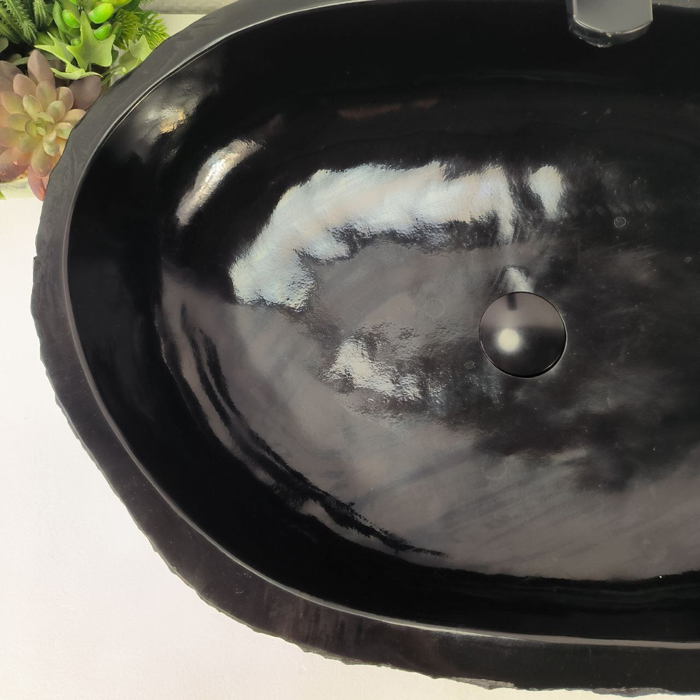 Раковина из андезита Erozy Black EA-64855 66*45*16 0038