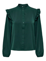 Пуговица металлическая со сквозным проколом (пластик/металл, Елово-зеленый/золотой металлический ободок, 11)