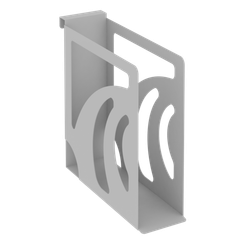 Навесной лоток для папок узкий MAN-11.T-30 Металл Серый 80*273*250