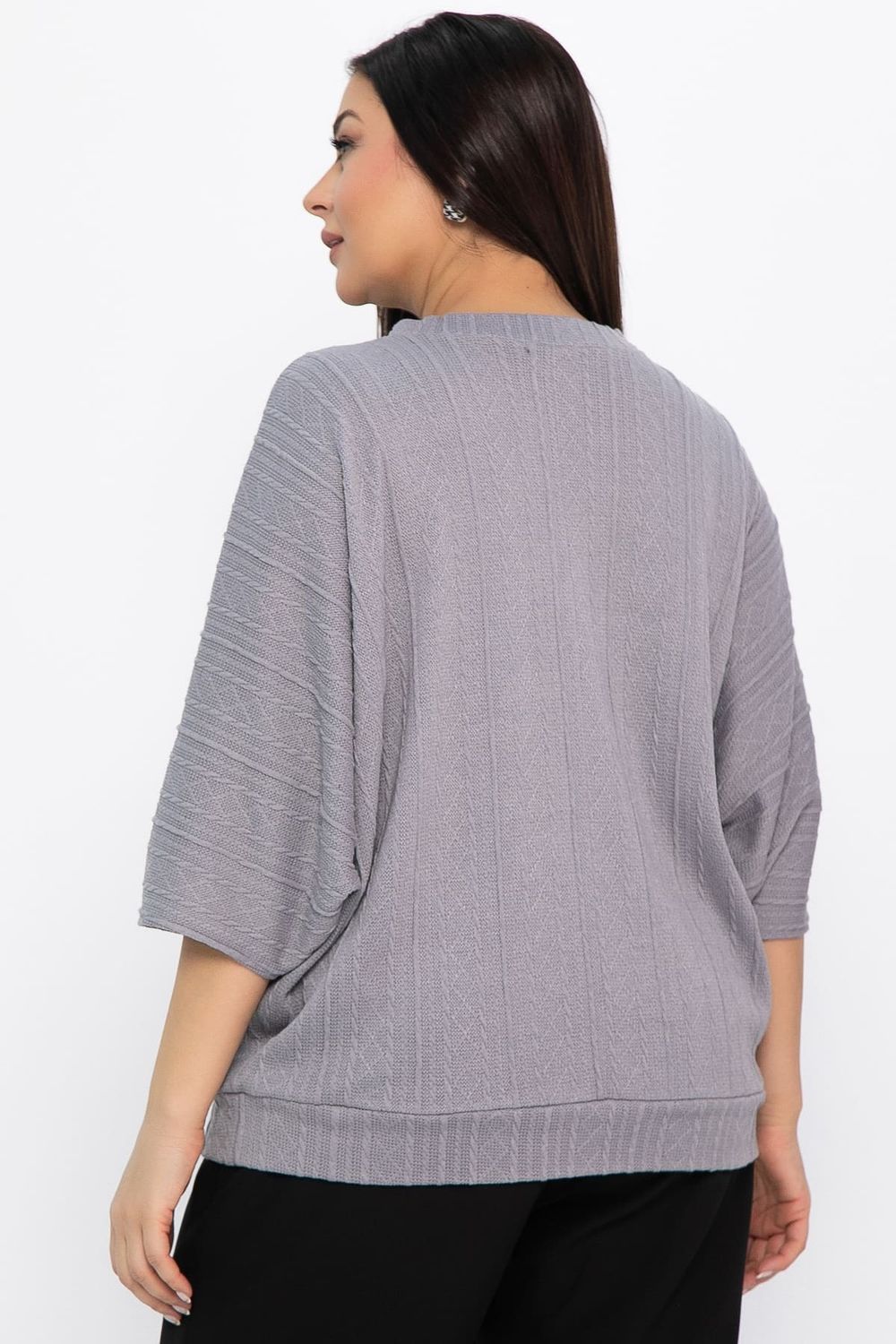 Блуза Вэнсдей (серая) Б14820-4М LT Collection