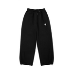 Брюки Питерский Щит Лого Чёрный Флис