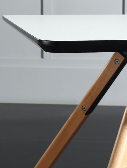 Обеденный стол Arne 160х90 см меламин белый