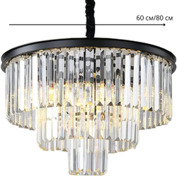 Люстры из одной серии круглой и овальной формы в классическом стиле