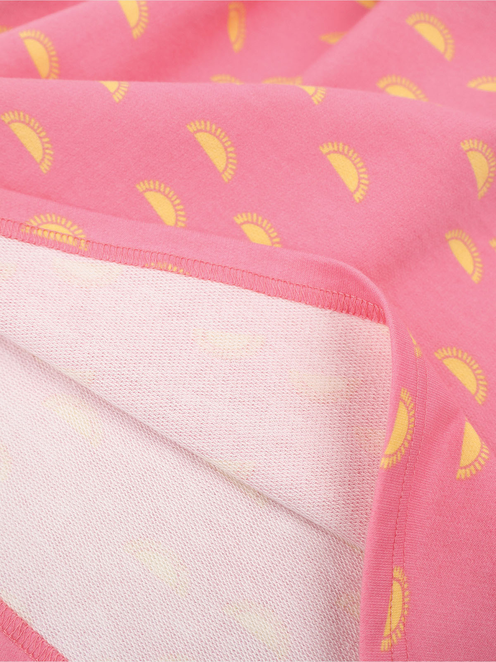 Платье на манжетах Mjölk Солнышки розовые, уценка