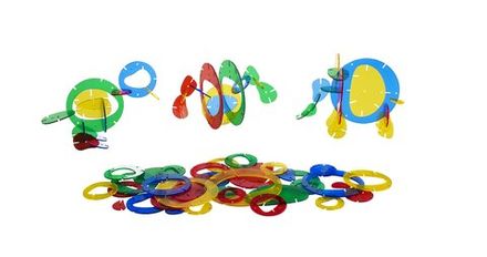 Конструктор «Соединяйка» 96 деталей