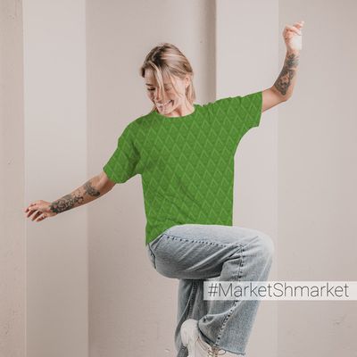 Футболка женская оверсайз с принтом 