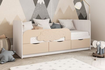 Детская кровать 1632 Мишки