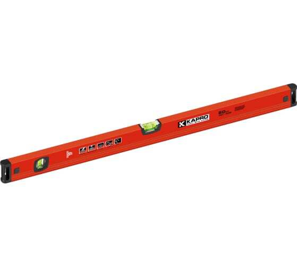 УРОВЕНЬ СТРОИТЕЛЬНЫЙ KAPRO 2 КОЛБЫ МАГНИТНЫЙ 80СМ 787М-40-80