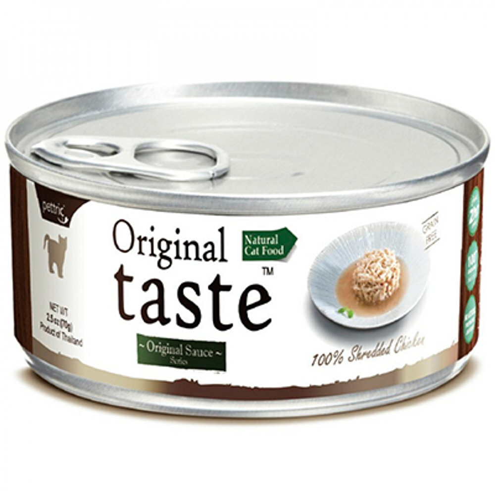 Pettric Original Taste - Консервы для кошек Тунец с Курицей в соусе, 70гр