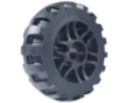 Колесо PLG-K 128, d100, черный