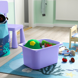 IKEA TROFAST  (ИКЕА ТРОФАСТ)  -  Контейнер, сиреневый, 42x30x23 см