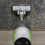 Пылесос вертикальный акк. Greenworks SV24532, 24V, б/щет, 350 Вт, 21 кПа, электрощетка, 3 насадки, LED, белый+зеленый, 1х4Ач и ЗУ (4702007UB)