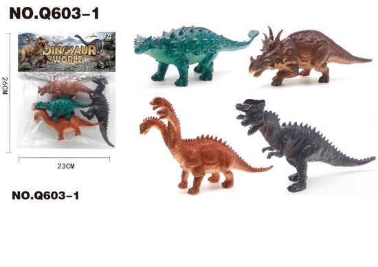 Фигурки "Динозавры" в пакете, 4 шт