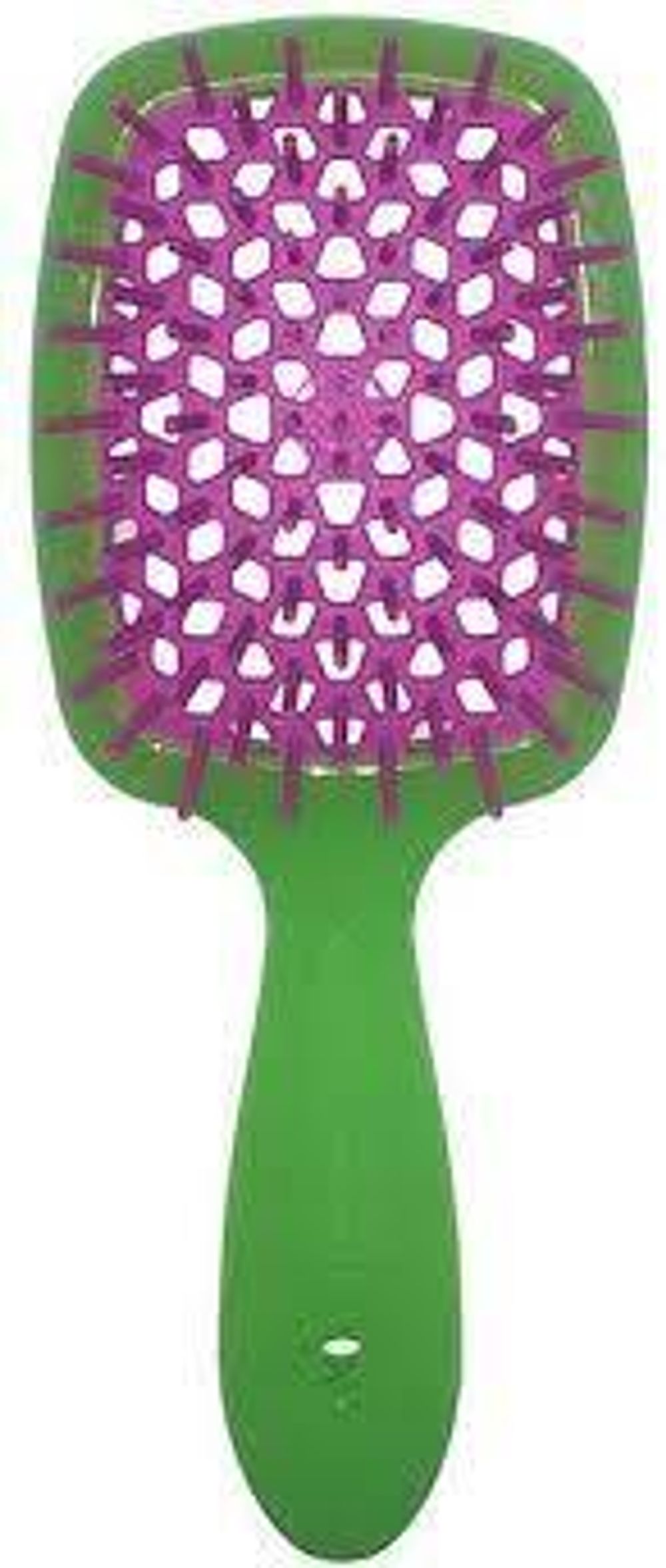 Расческа для волос JANEKE Superbrush Зеленый с фиолетовым