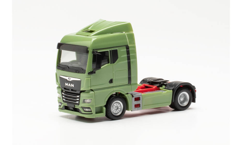 Тягач MAN TGX GM, зеленый лайм