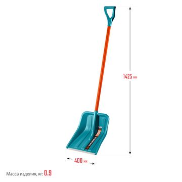 Снеговая лопата "GRINDA" FIBER-400 PROLine 400 мм 39941