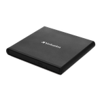 Привод внешний Verbatim Slimeline CD/DVD Writer USB 2.0 с адаптером на Type-C