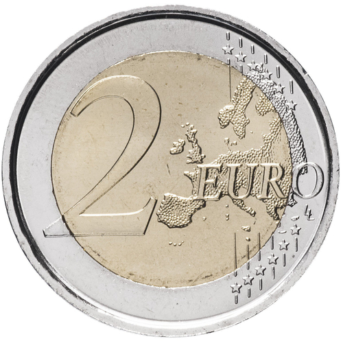2 евро 2005 Италия. 1-я годовщина подписания Европейской конституции. UNC