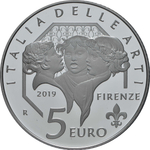 ИТАЛИЯ, 2019, 5 ЕВРО [СЕРЕБРО]