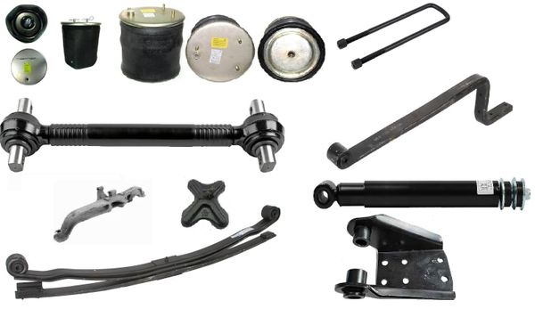 Задняя подвеска MAN | пружины и кронштейны