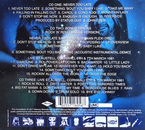 Status Quo / Never Too Late (Deluxe Edition)(3CD)