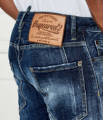 Джинсы Tidy Biker Dsquared2 - темно-синий(S74LB1653 S30664)