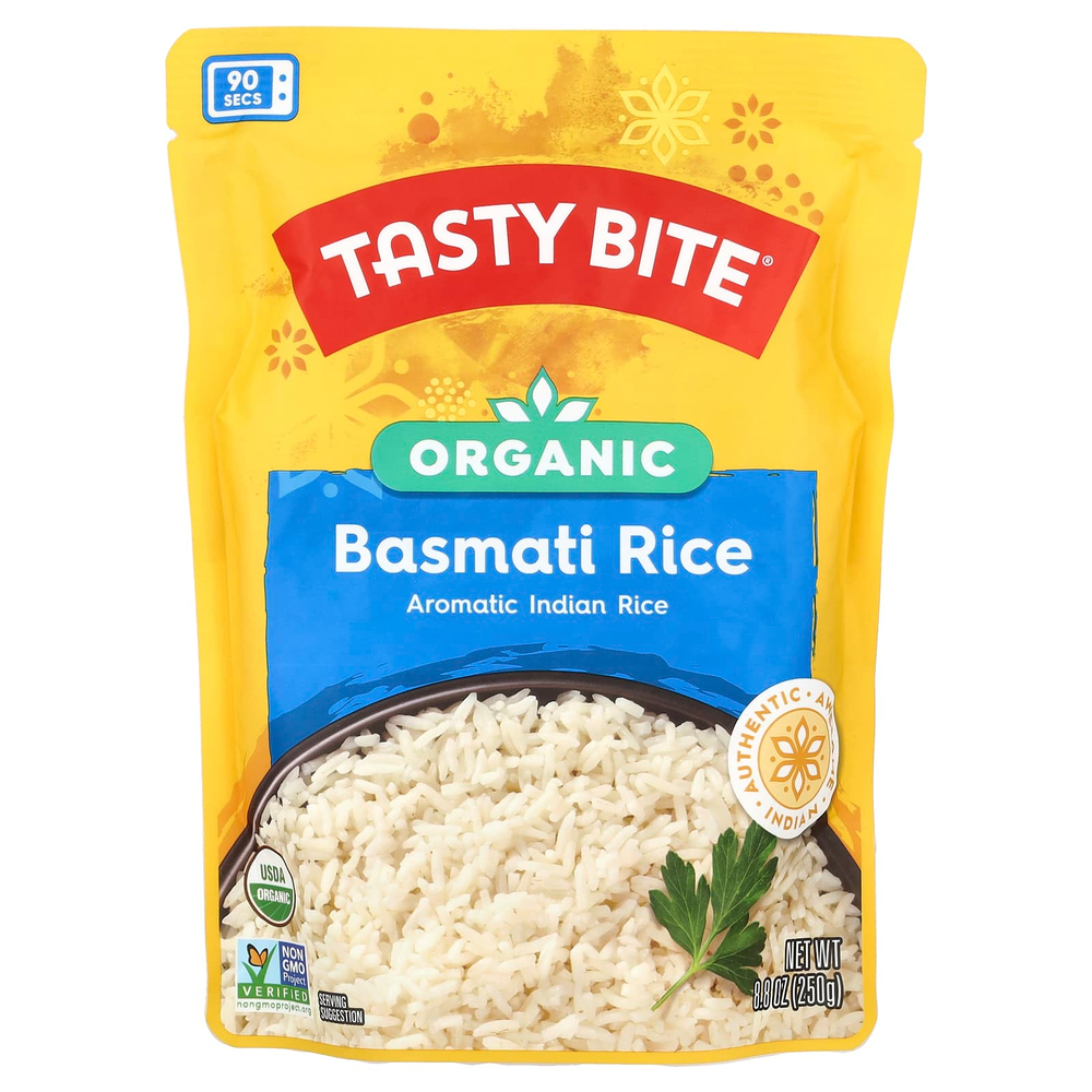 Tasty Bite, Органический рис басмати, 250 г (8,8 унции)
