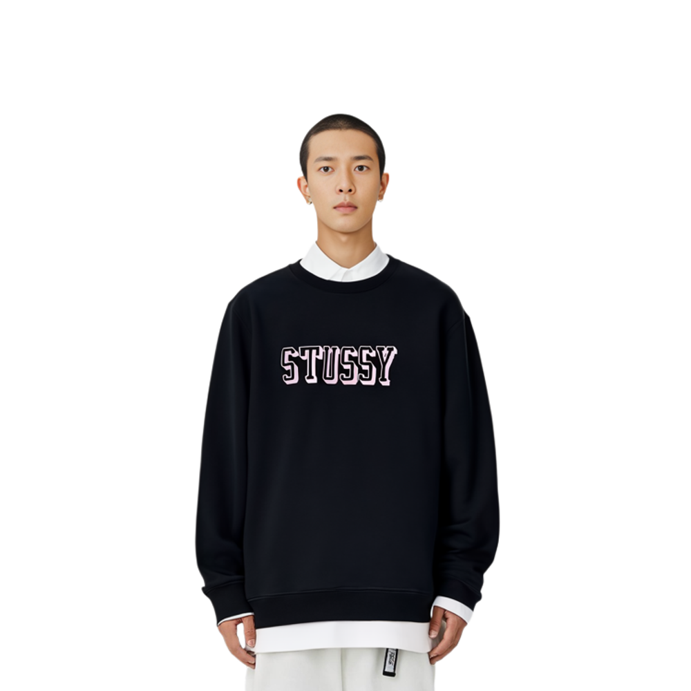 Толстовки Stussy 3D Collegiate Crew 3D Logo, 118403