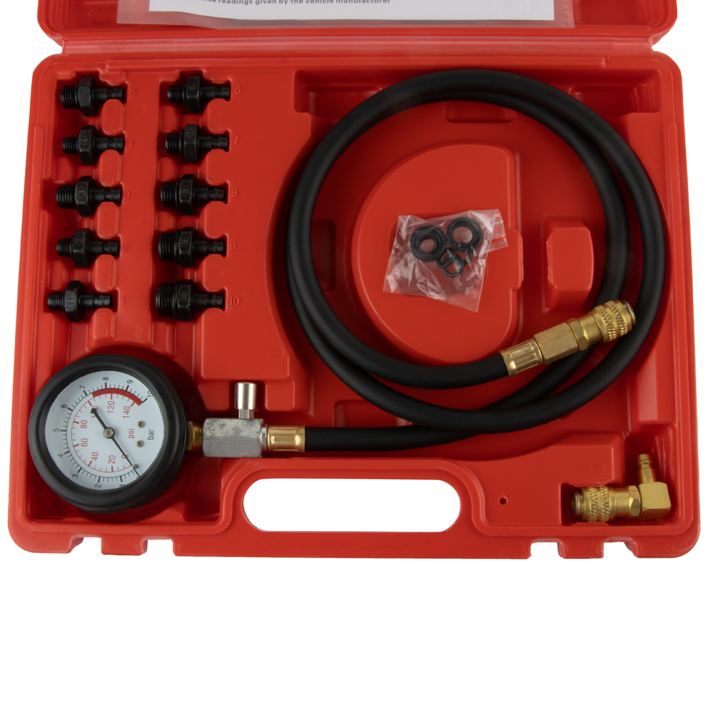 WDK-214318 Тестер давления масла в двигателе c адаптерами 12 предметов