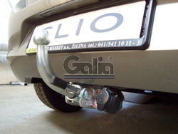Фаркоп оцинкованный Galia R080A для Renault Clio хетчбек 2005-2012, 2012-(паспорт и сертификат в комплекте)(без электрики)